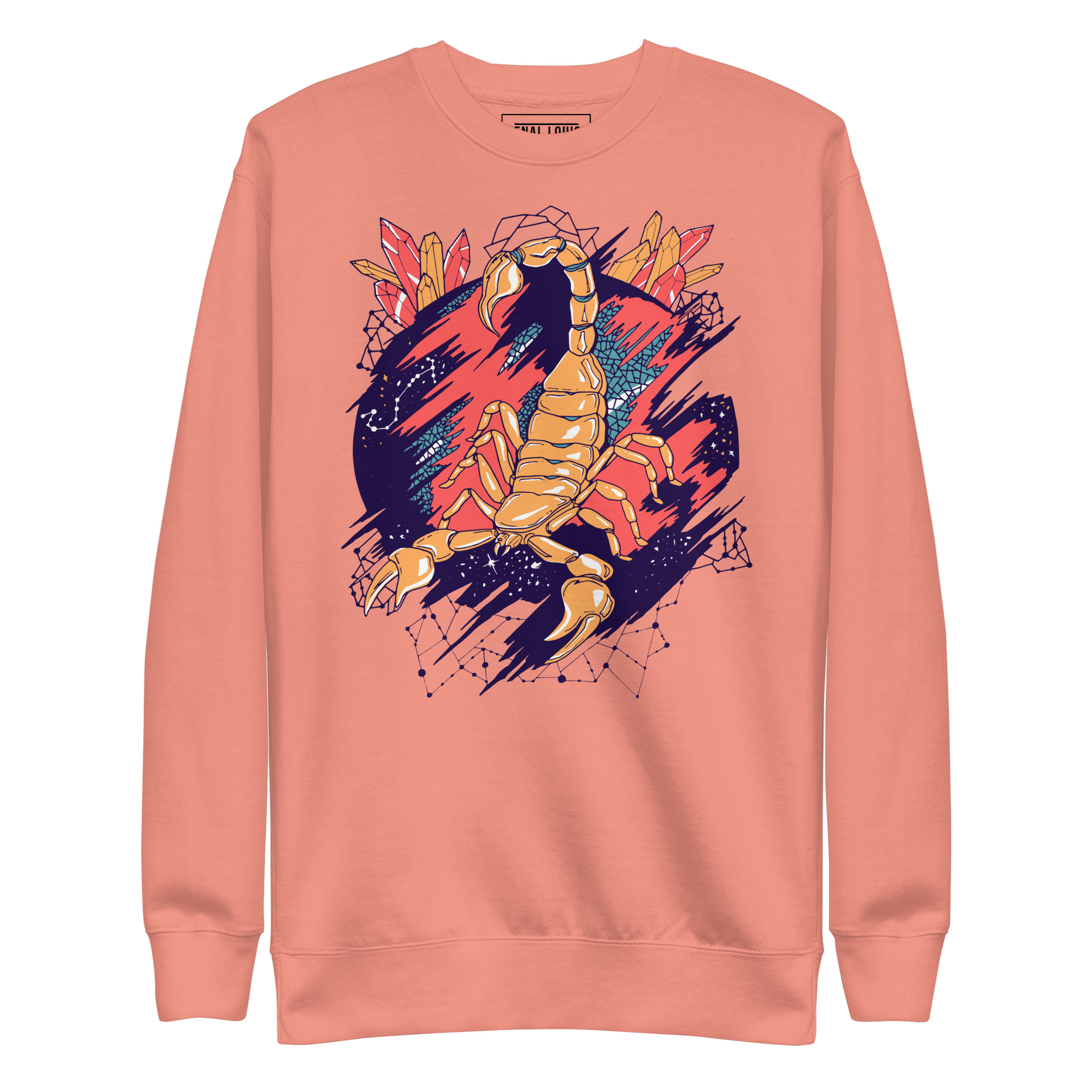 Retro Triadic Cosmic Scorpion - Scorpion Sweatshirt - Image 7