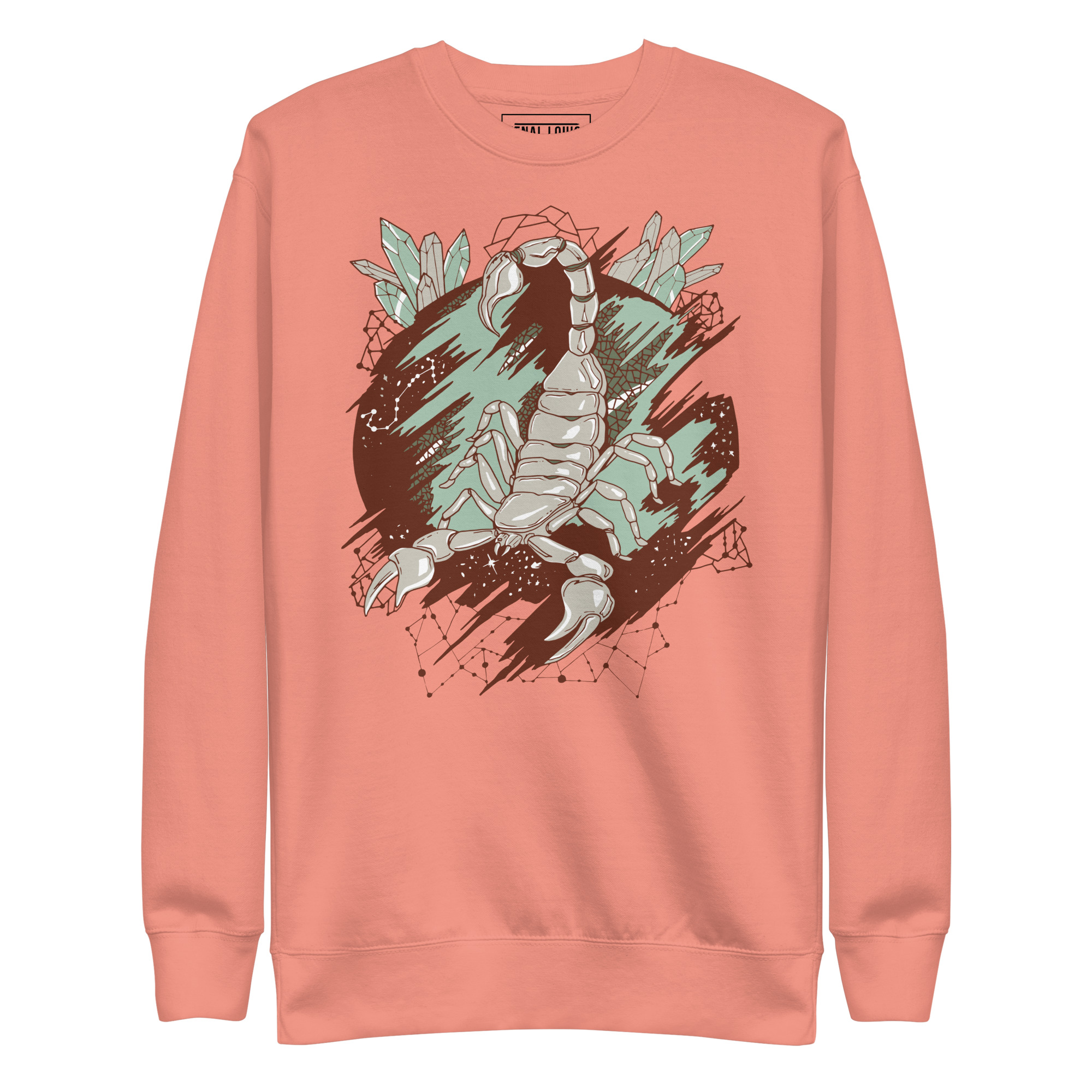 Rust Sage Cosmic Scorpion - Scorpion Sweatshirt - Image 7