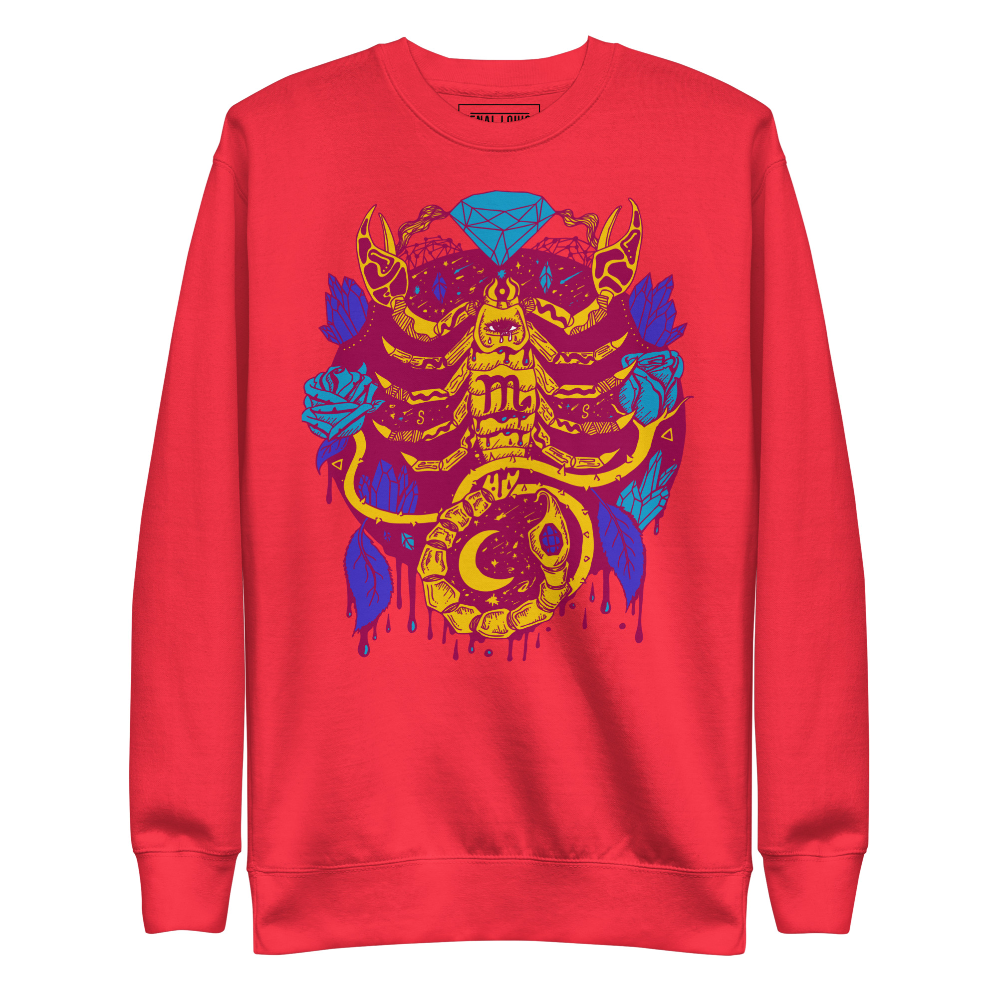 Triadic Mystic Scorpio Zodiac - Scorpio Sweatshirt - Image 6