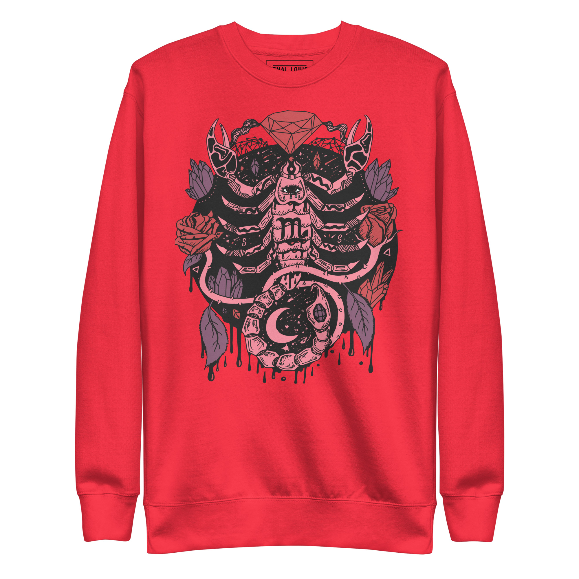 Amber and Rose Mystic Scorpio Zodiac - Scorpio Sweatshirt - Image 6