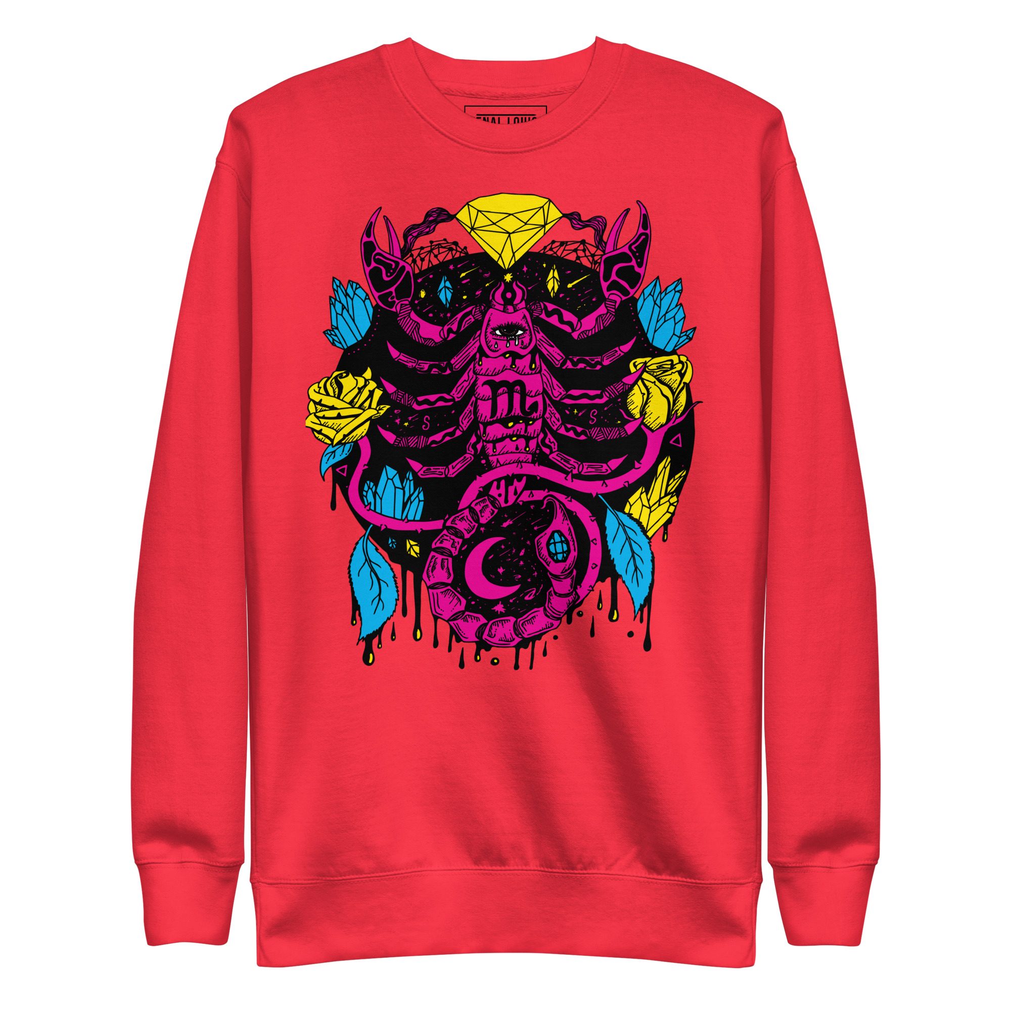 CMYK Mystic Scorpio Zodiac - Scorpio Sweatshirt - Image 6
