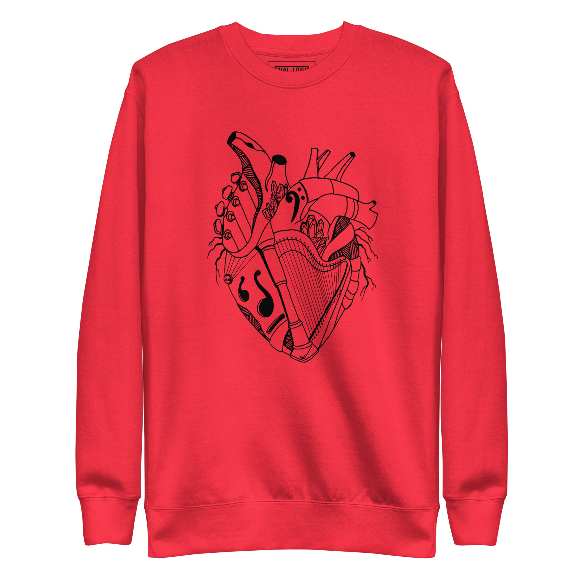 Musical Heart No. 2 - Human Heart Sweatshirt - Image 6