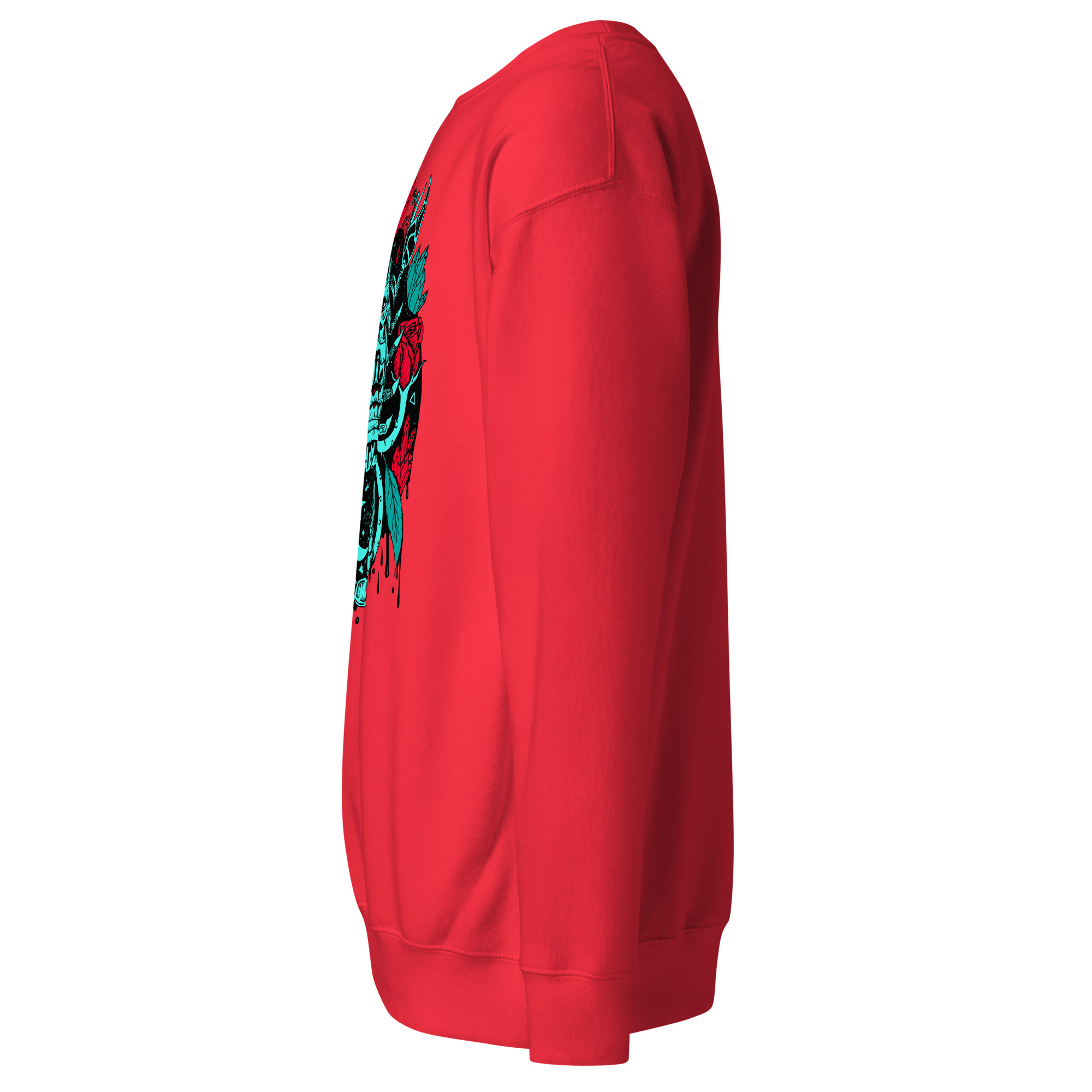 Turquoise Red Mystic Scorpio Zodiac - Scorpio Sweatshirt - Image 3