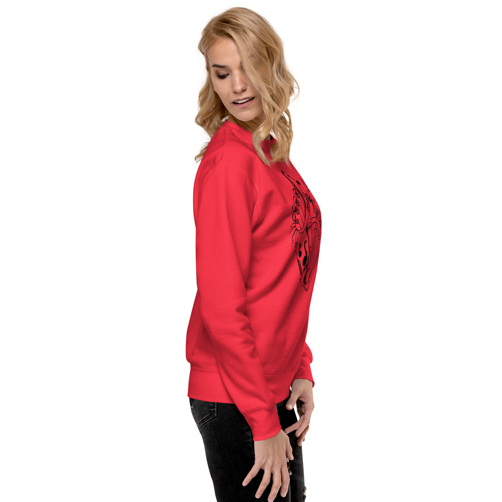 Musical Heart No. 2 - Human Heart Sweatshirt - Image 2