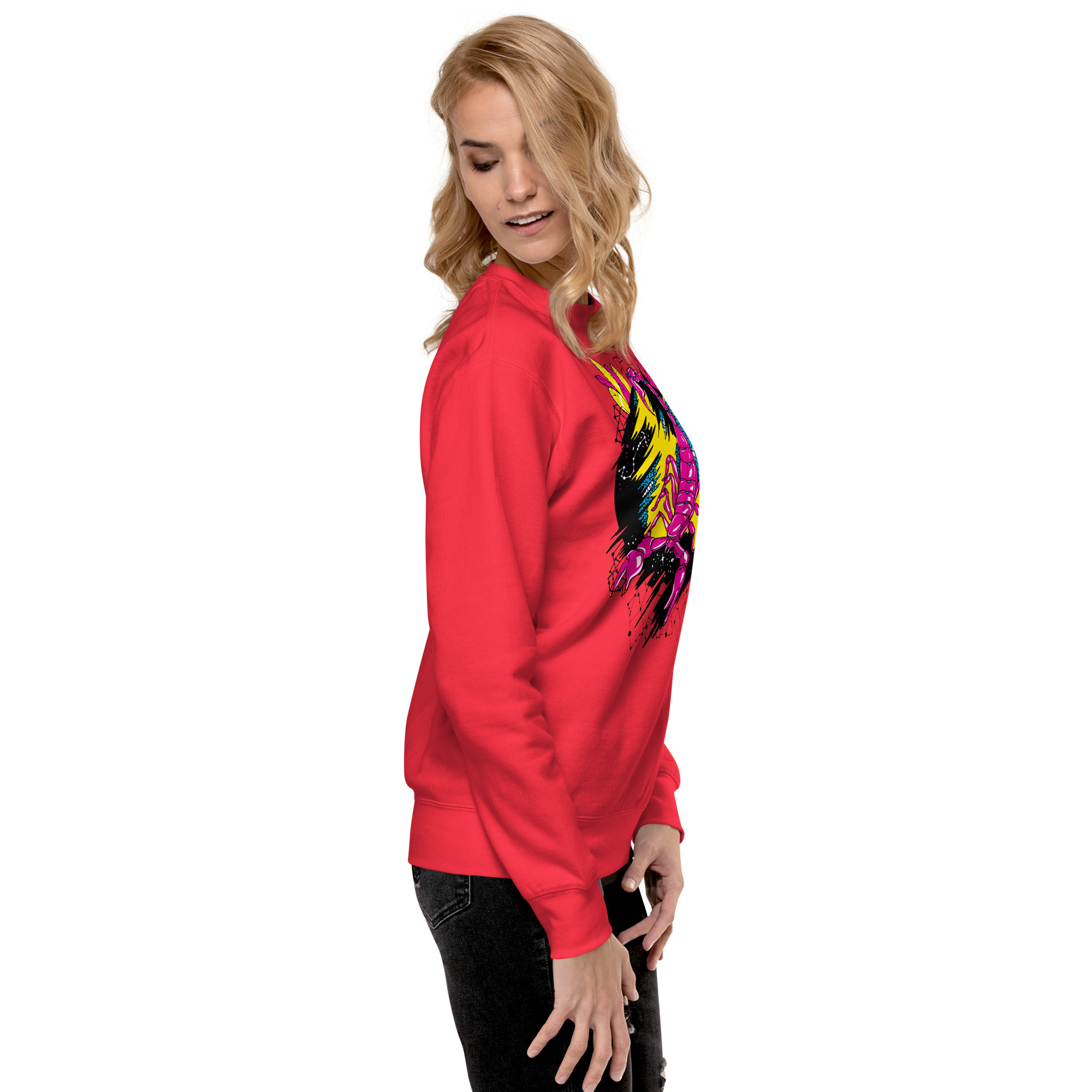 CMYK Cosmic Scorpion - Scorpion Sweatshirt - Image 2