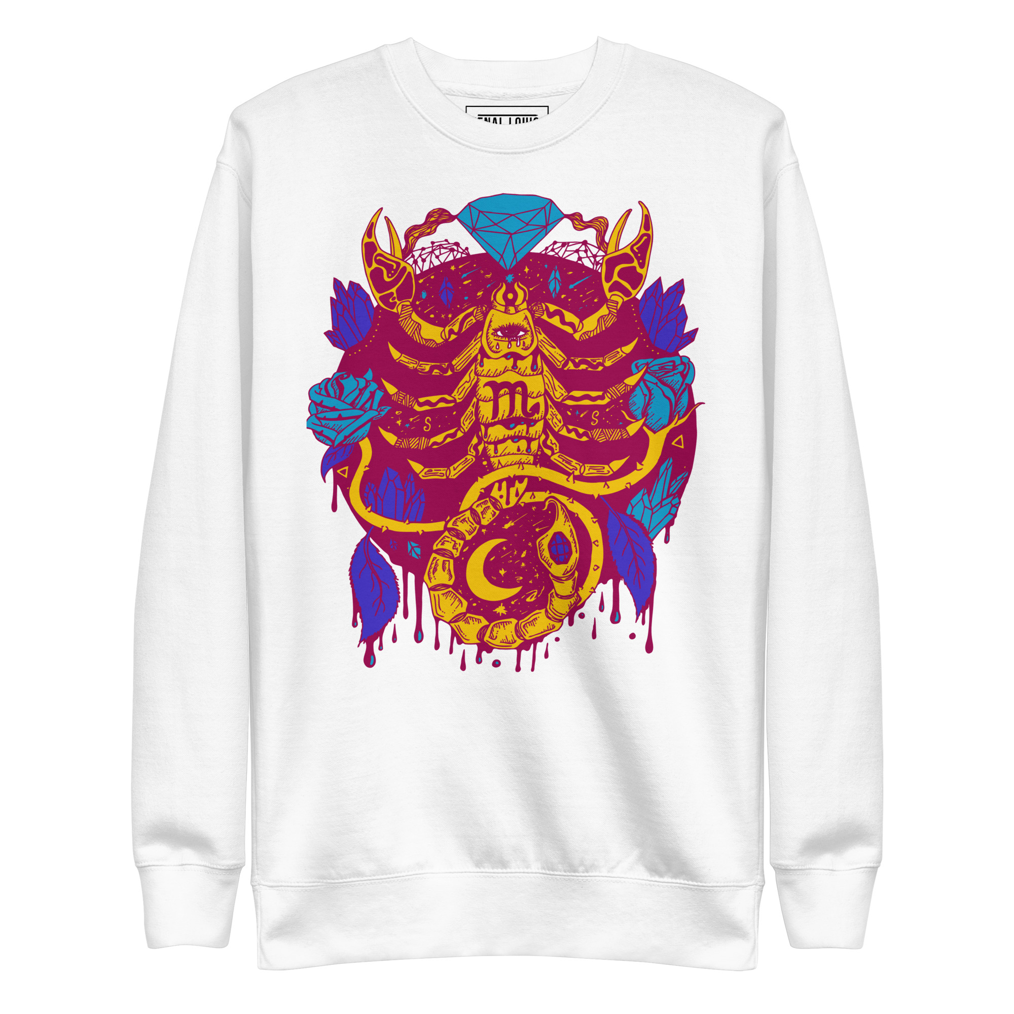 Triadic Mystic Scorpio Zodiac - Scorpio Sweatshirt - Image 8