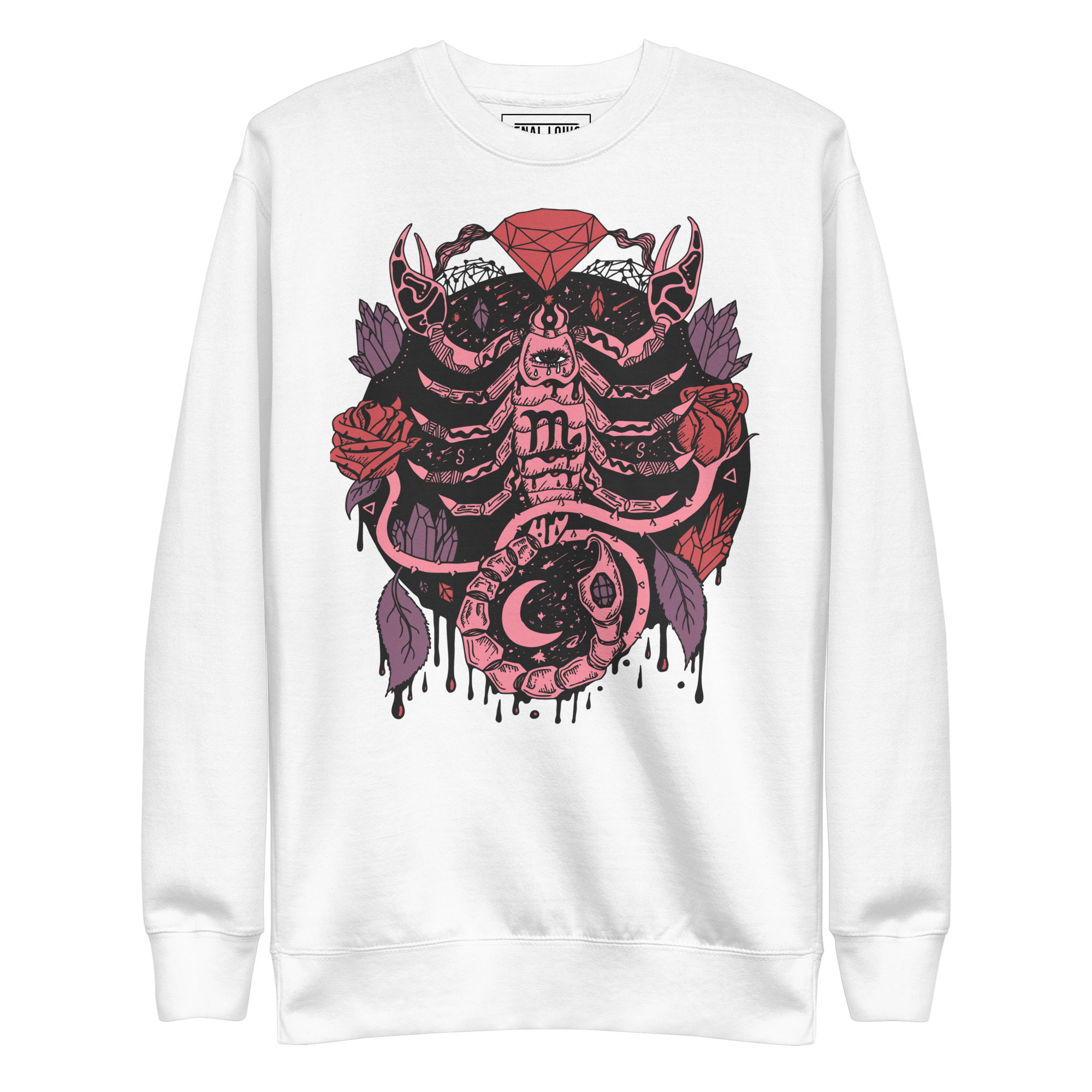 Amber and Rose Mystic Scorpio Zodiac - Scorpio Sweatshirt - Image 8