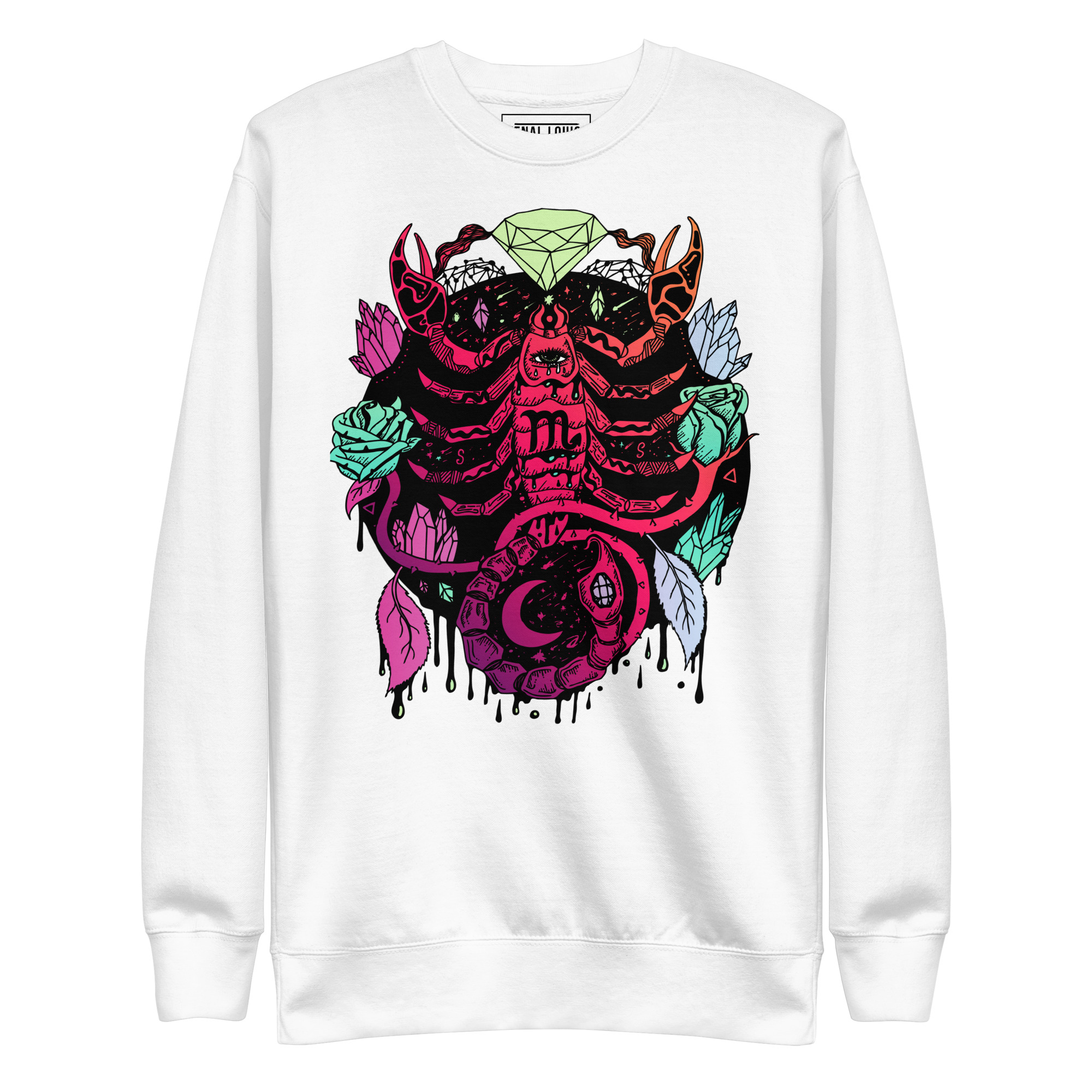 Blue Red Blend Mystic Scorpio Zodiac - Scorpio Sweatshirt - Image 8