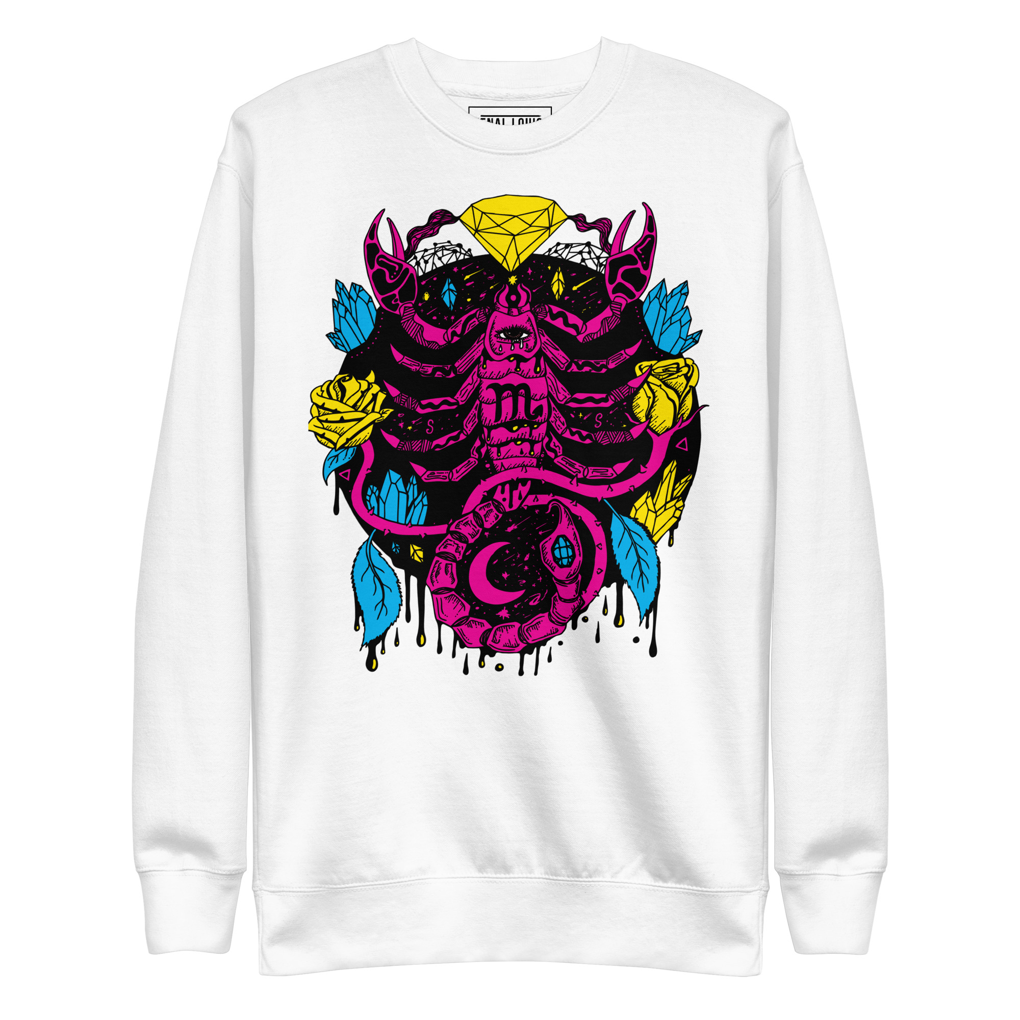 CMYK Mystic Scorpio Zodiac - Scorpio Sweatshirt - Image 8