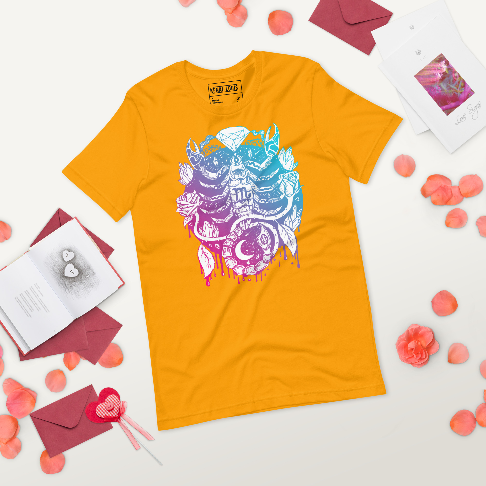 Dual tone Mystic Scorpio Zodiac - Scorpio T-shirt - Image 3