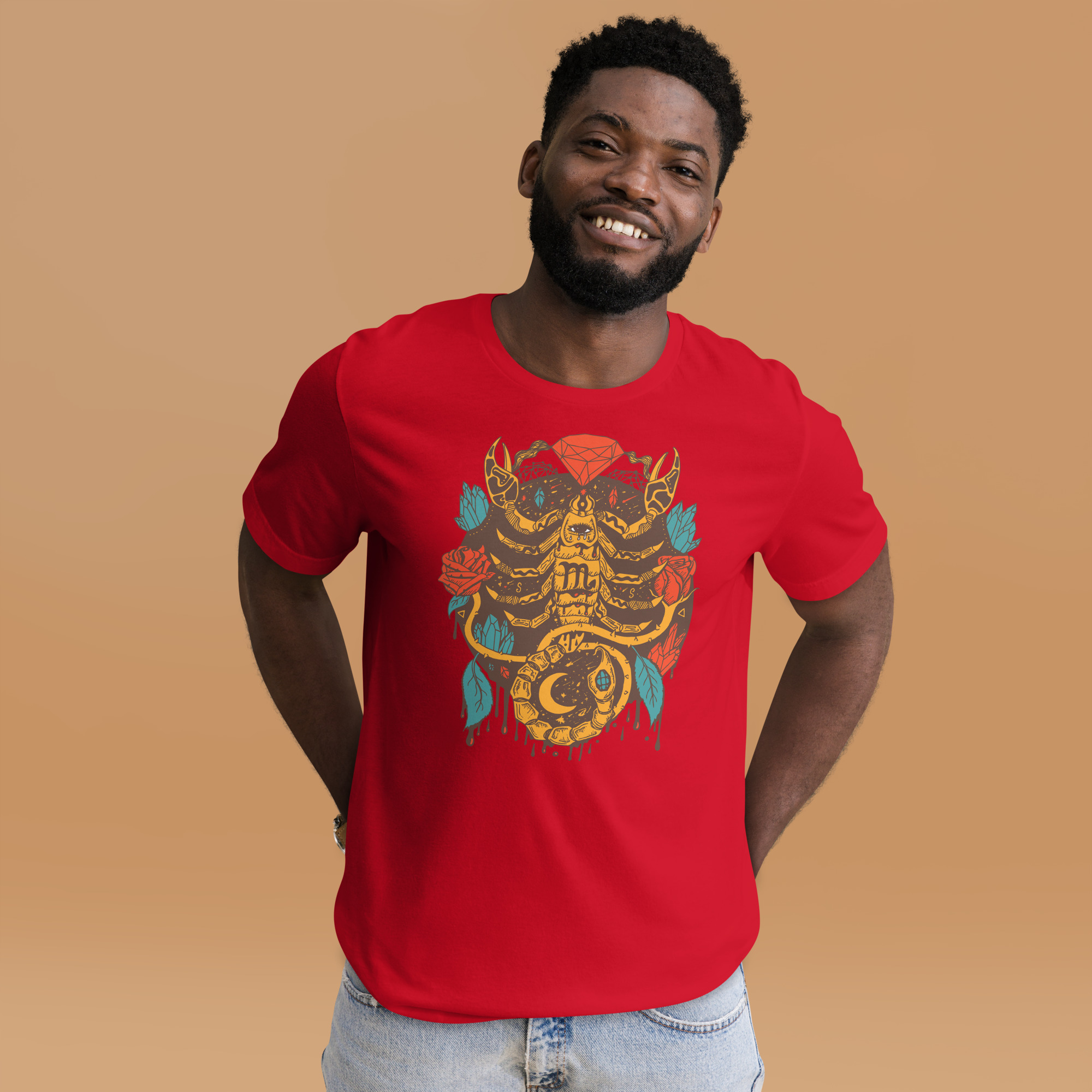 Cafe Mystic Scorpio Zodiac - Scorpio T-shirt - Image 2