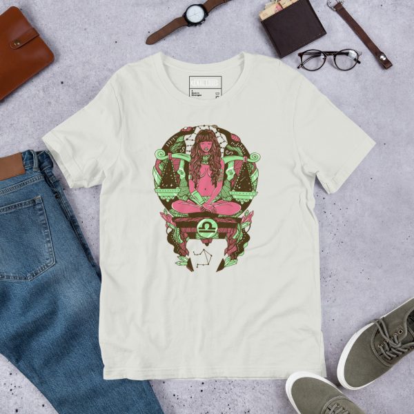 Pink and Green Libra Beauty - Libra T-shirt