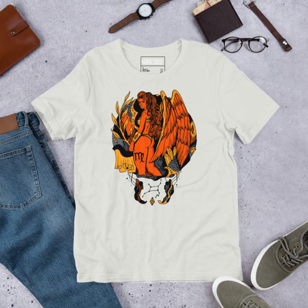 Orange and Grey Virgo Beauty - Virgo T-shirt