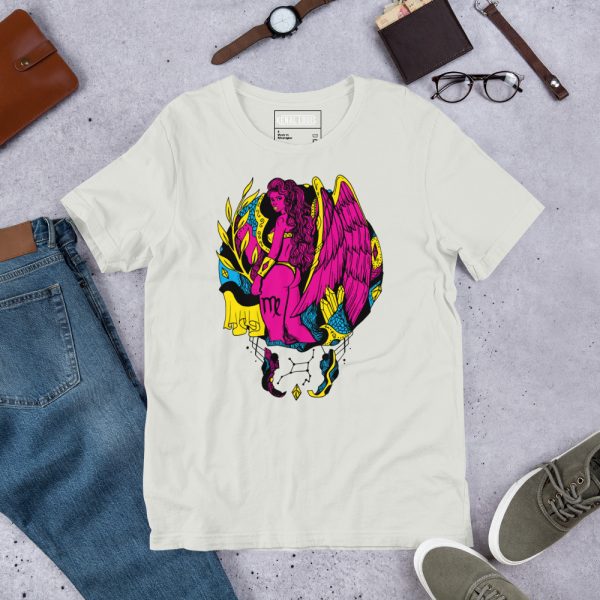 CMYK Virgo Beauty Zodiac T-Shirt in Soft Combed Cotton