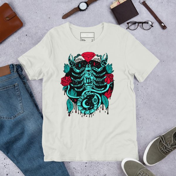 Turquoise Red Mystic Scorpio Zodiac - Scorpio T-shirt