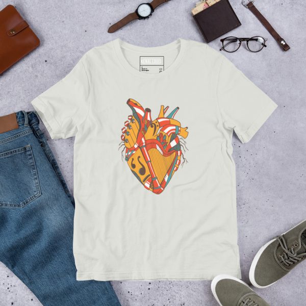 Cafe Musical Heart No. 2 - Human Heart T-shirt