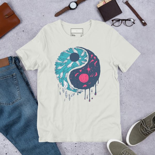 Sofea Yin Yang Crystals and Night Sky - Yin Yang T-shirt