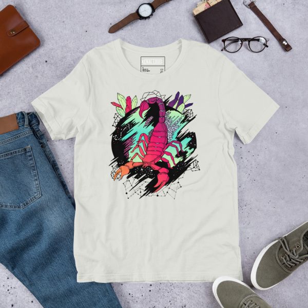 Blue Red Blend Cosmic Scorpion - Scorpion T-shirt