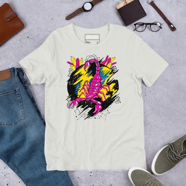 CMYK Cosmic Scorpion T-Shirt – Bold Celestial Graphic Tee
