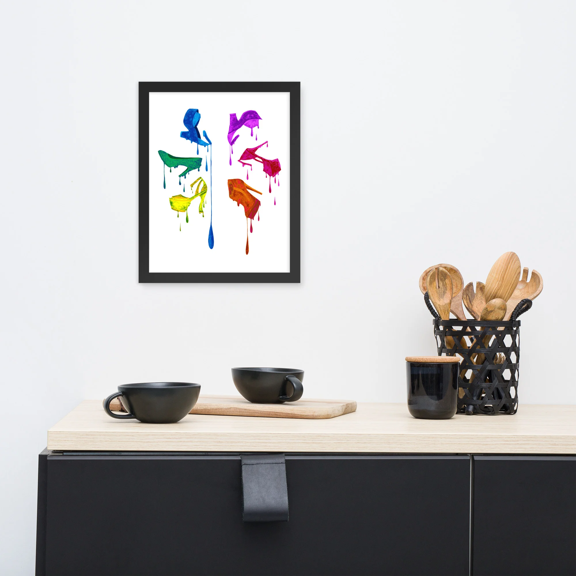 Le Couleurs Des Chaussures - Pride Framed Art Print - Image 3