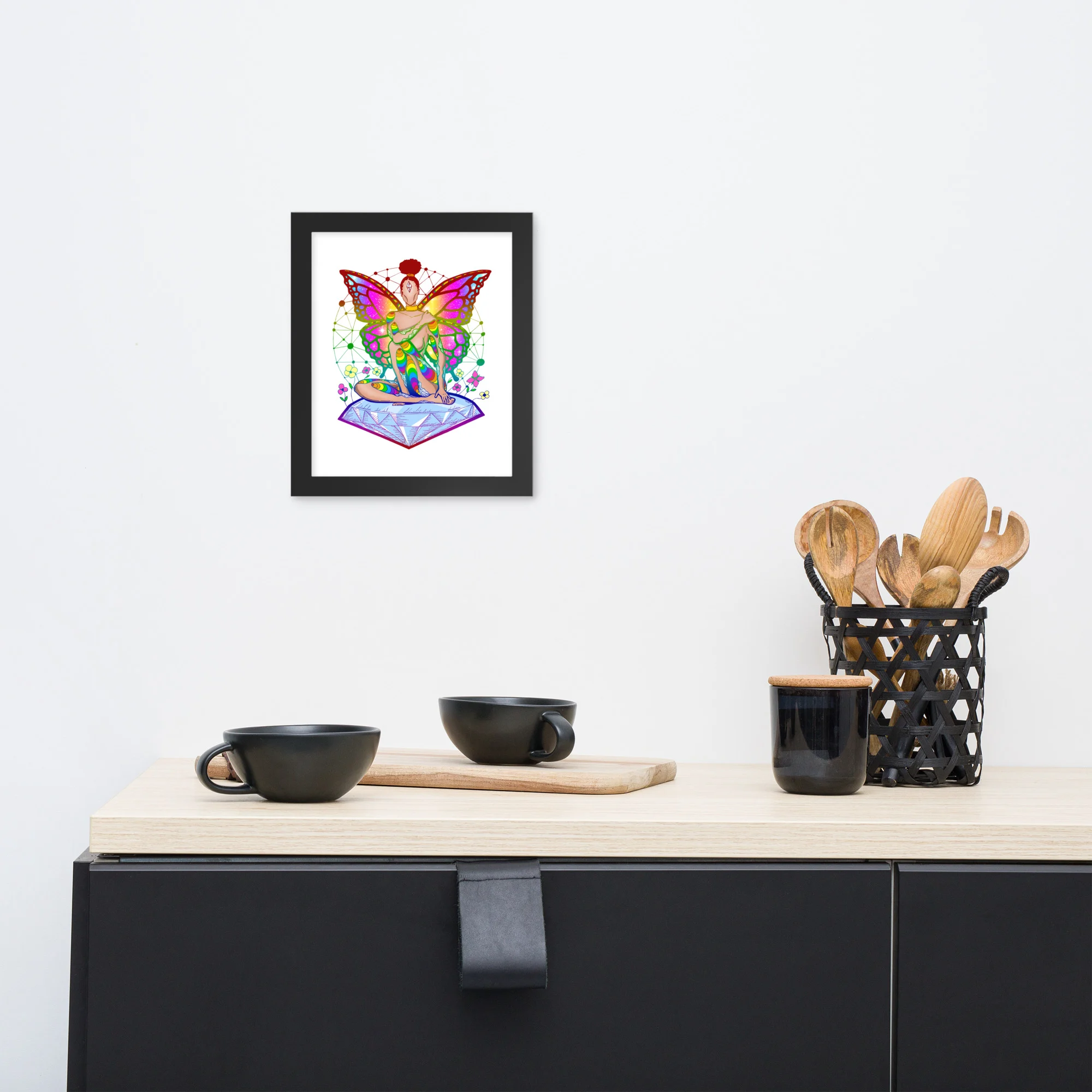 Pride Fairy - Pride Framed Art Print - Image 2