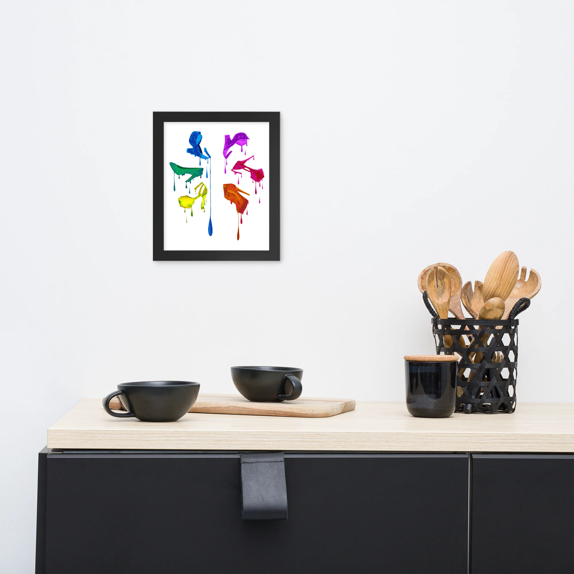 Le Couleurs Des Chaussures - Pride Framed Art Print - Image 2