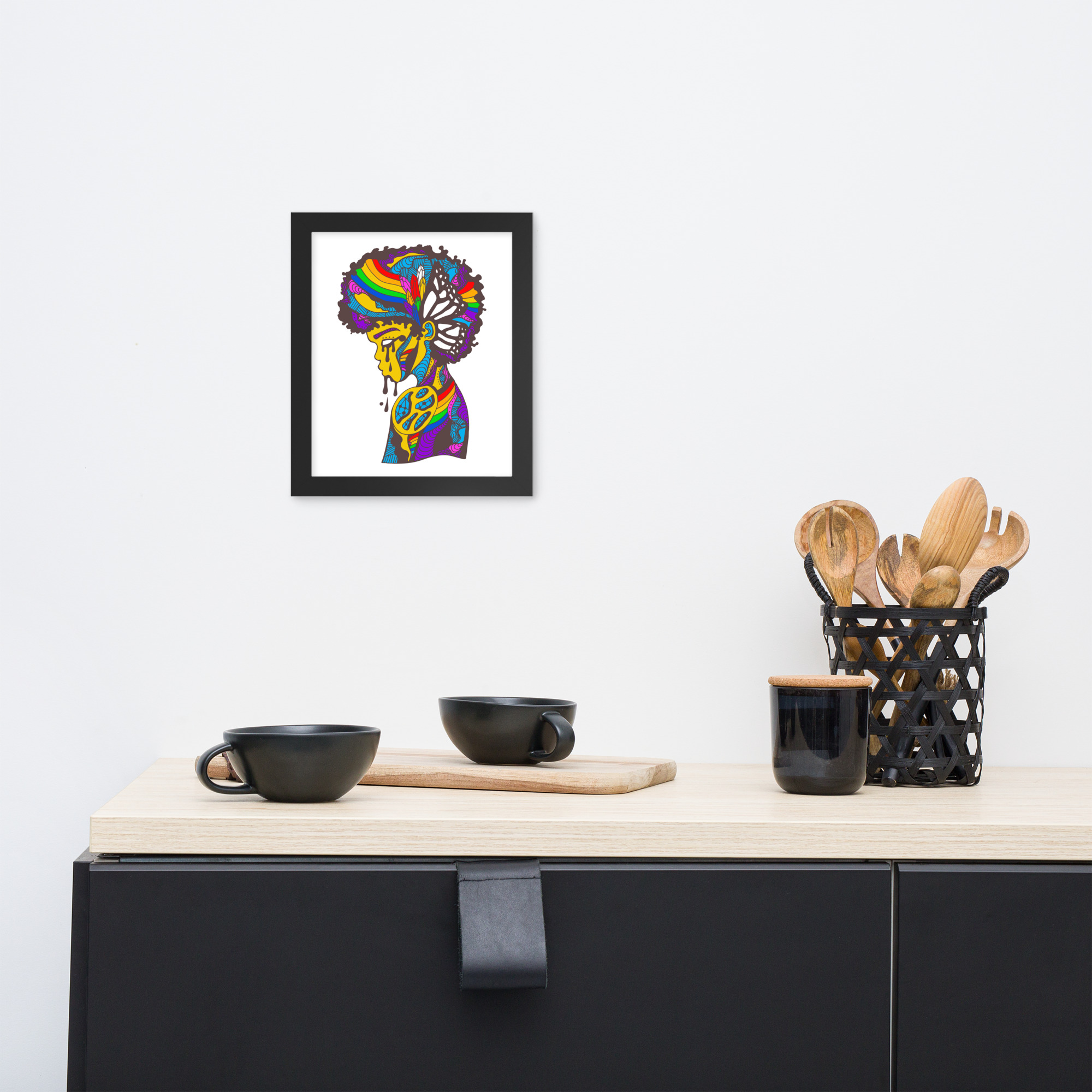 Vibrant Beauty in Struggle - Pride Framed Wall Art - Image 2