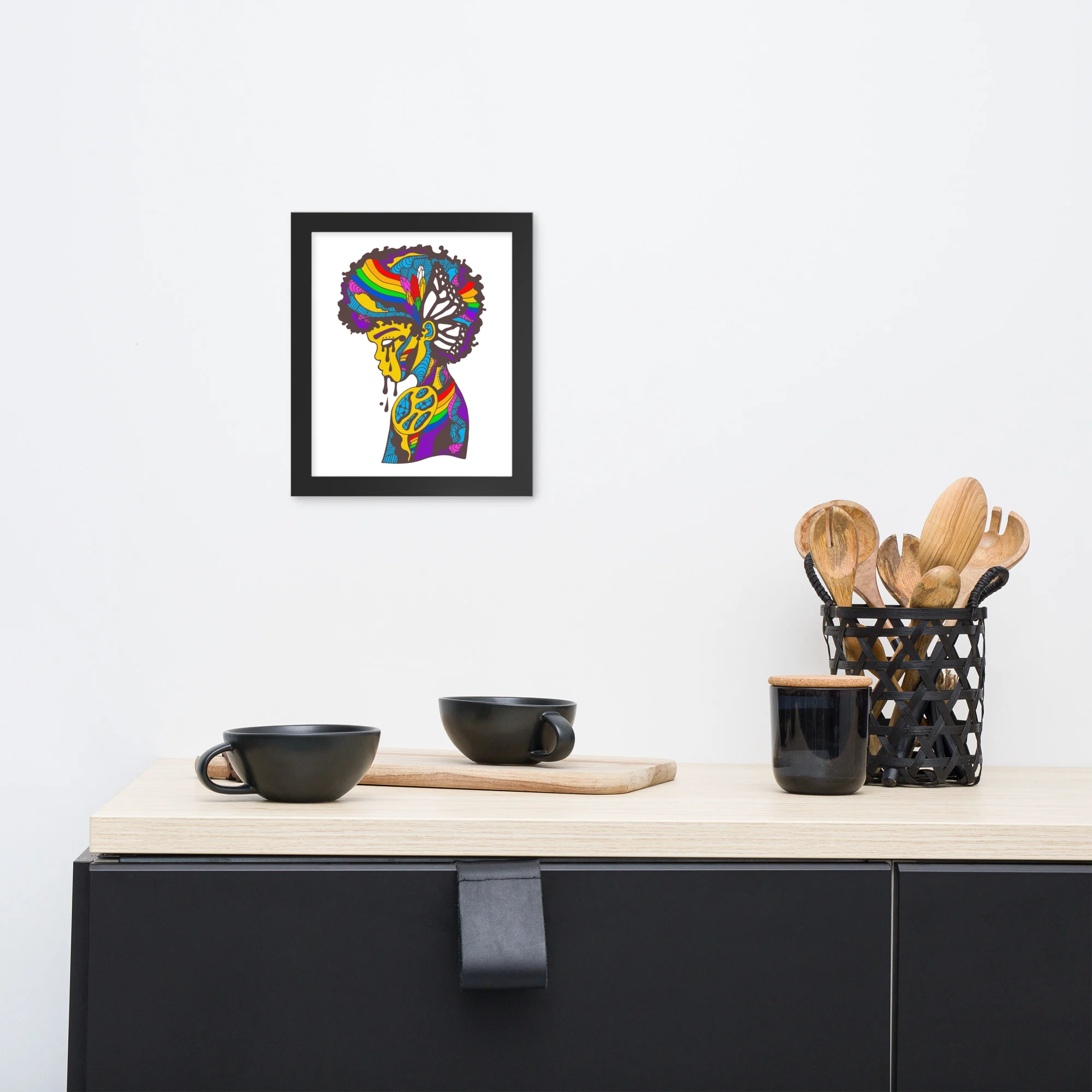 Vibrant Beauty in Struggle - Pride Framed Wall Art - Image 2