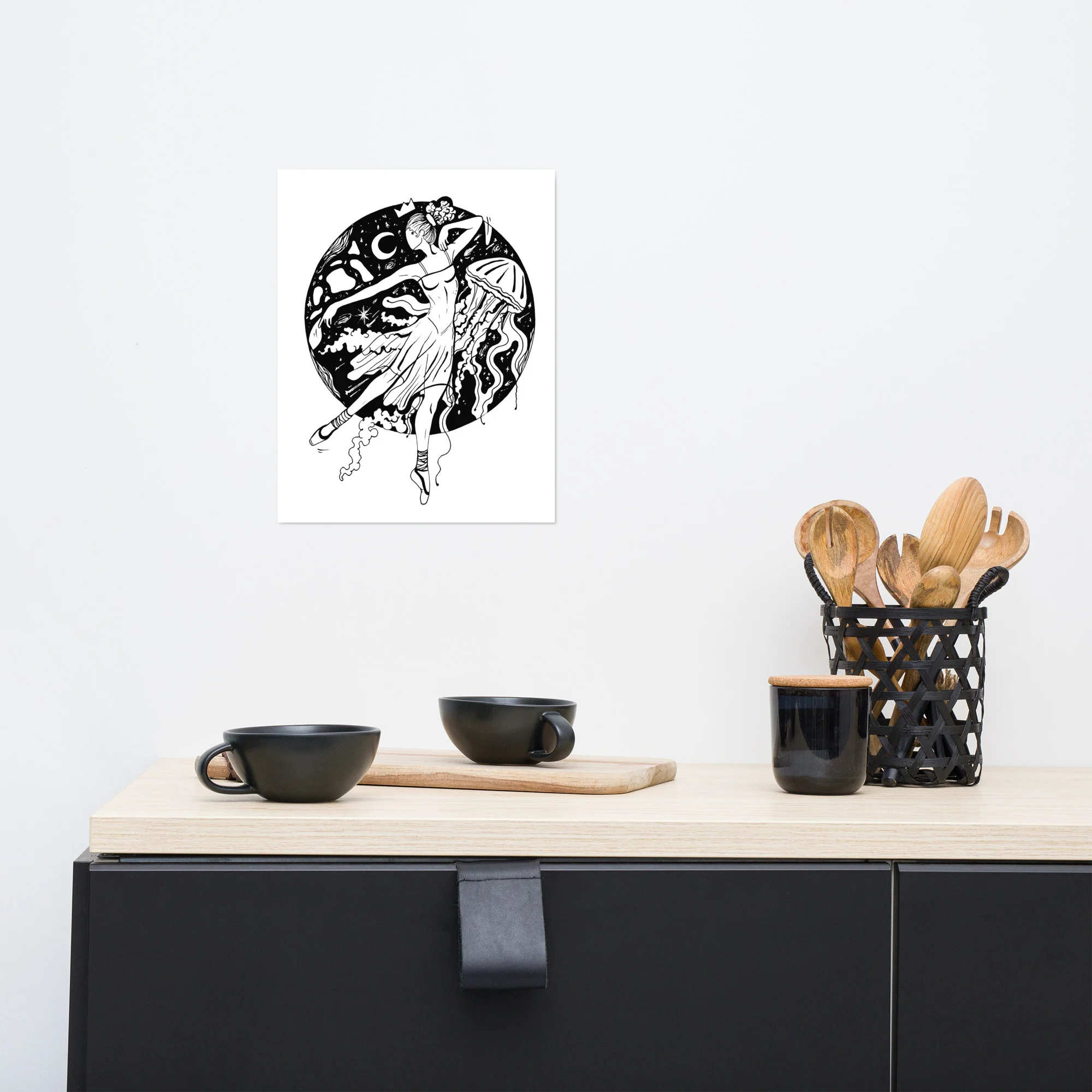 The Oceanic Dancer | Ballerina Art - Ballet Art Print - Image 2