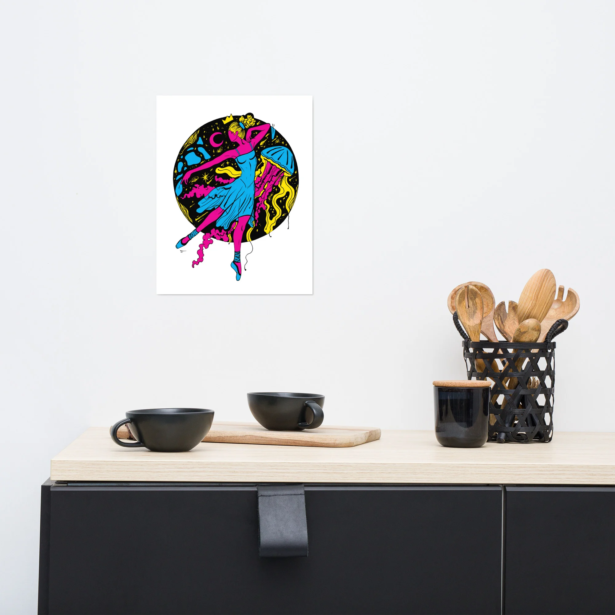 CMYK The Oceanic Dancer | Ballerina Art – Ballet Art Print - Image 2