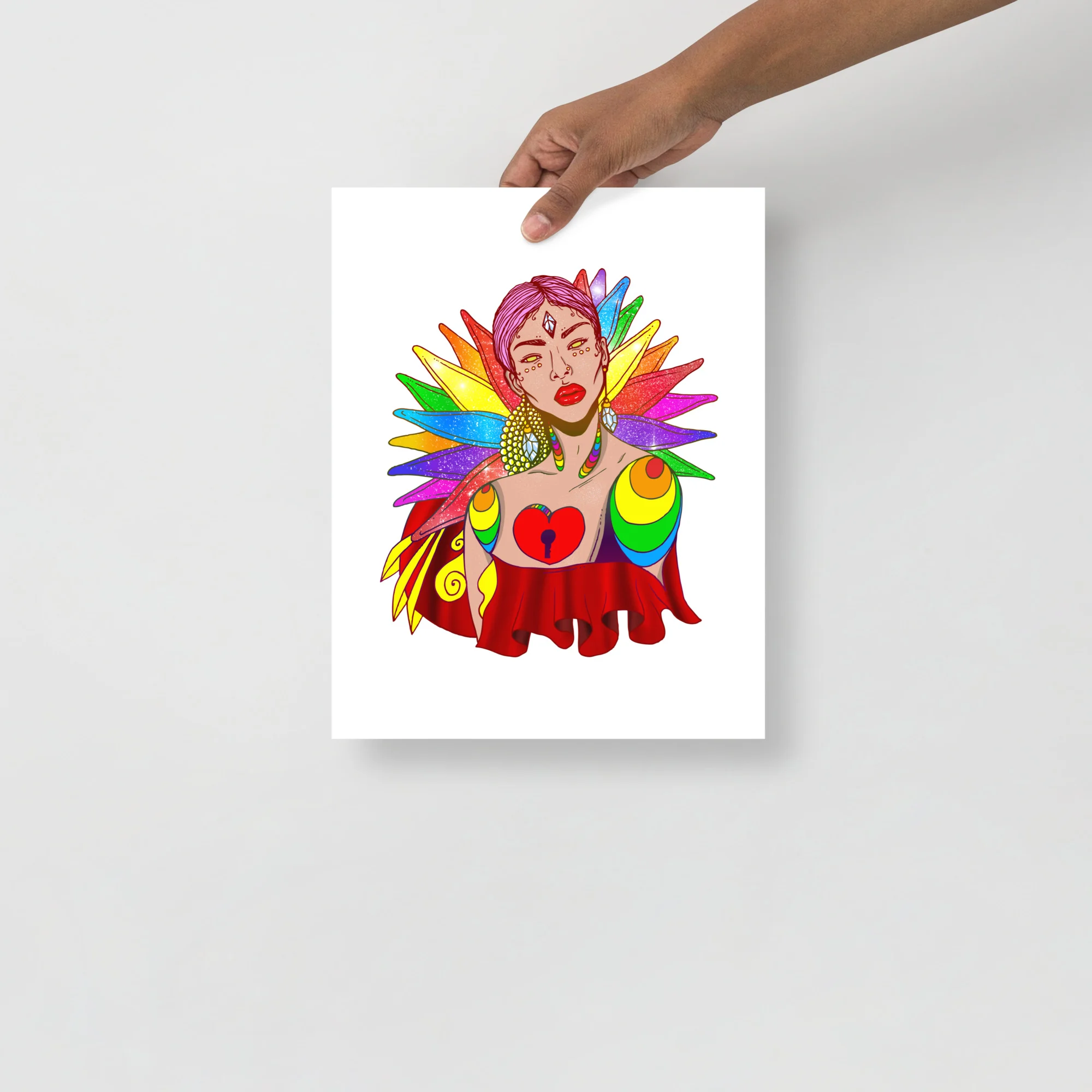 Pride Beauty – Pride Artwork Print | Beautiful Pride Art - Image 2