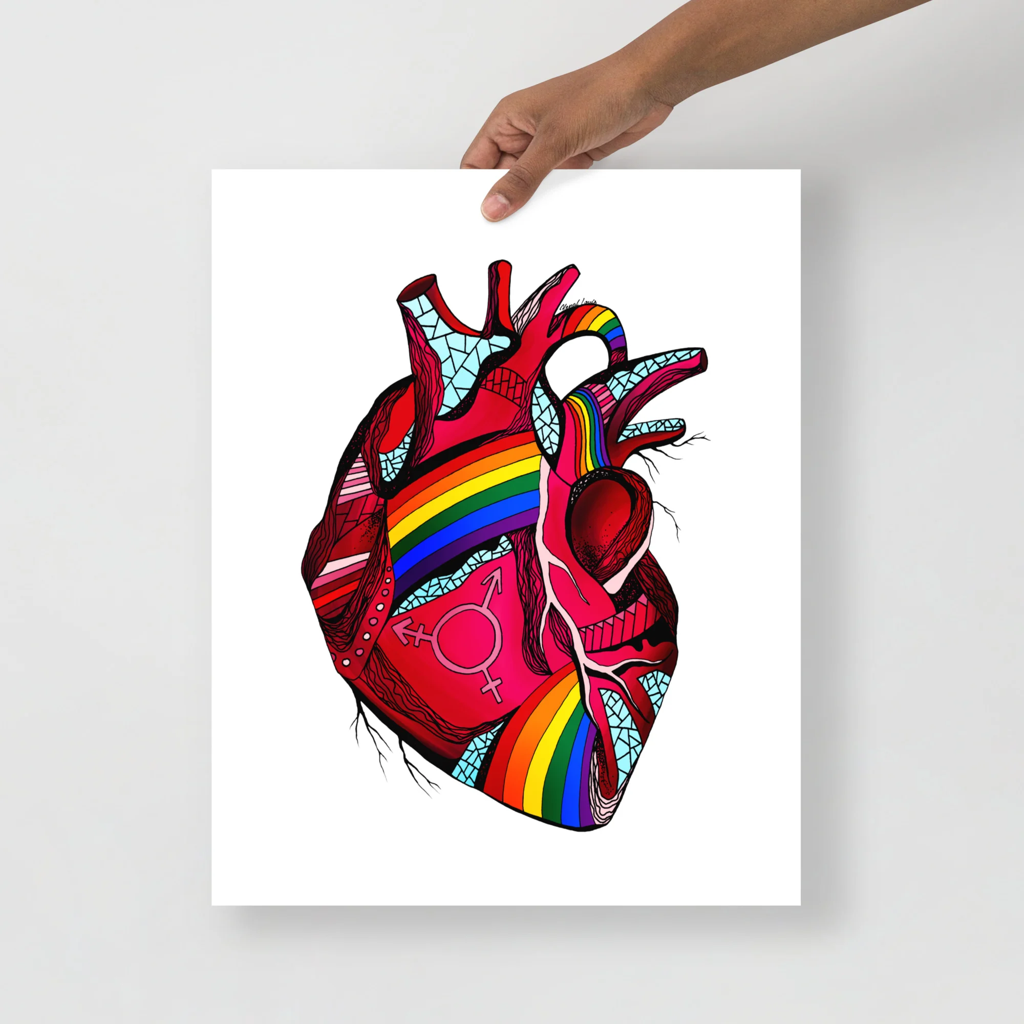 Pride Heart Art – Pride Artwork Print | Pride Art