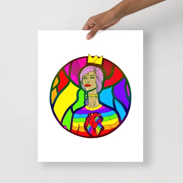 Pride Beauty Circle Art - Pride Artwork Print