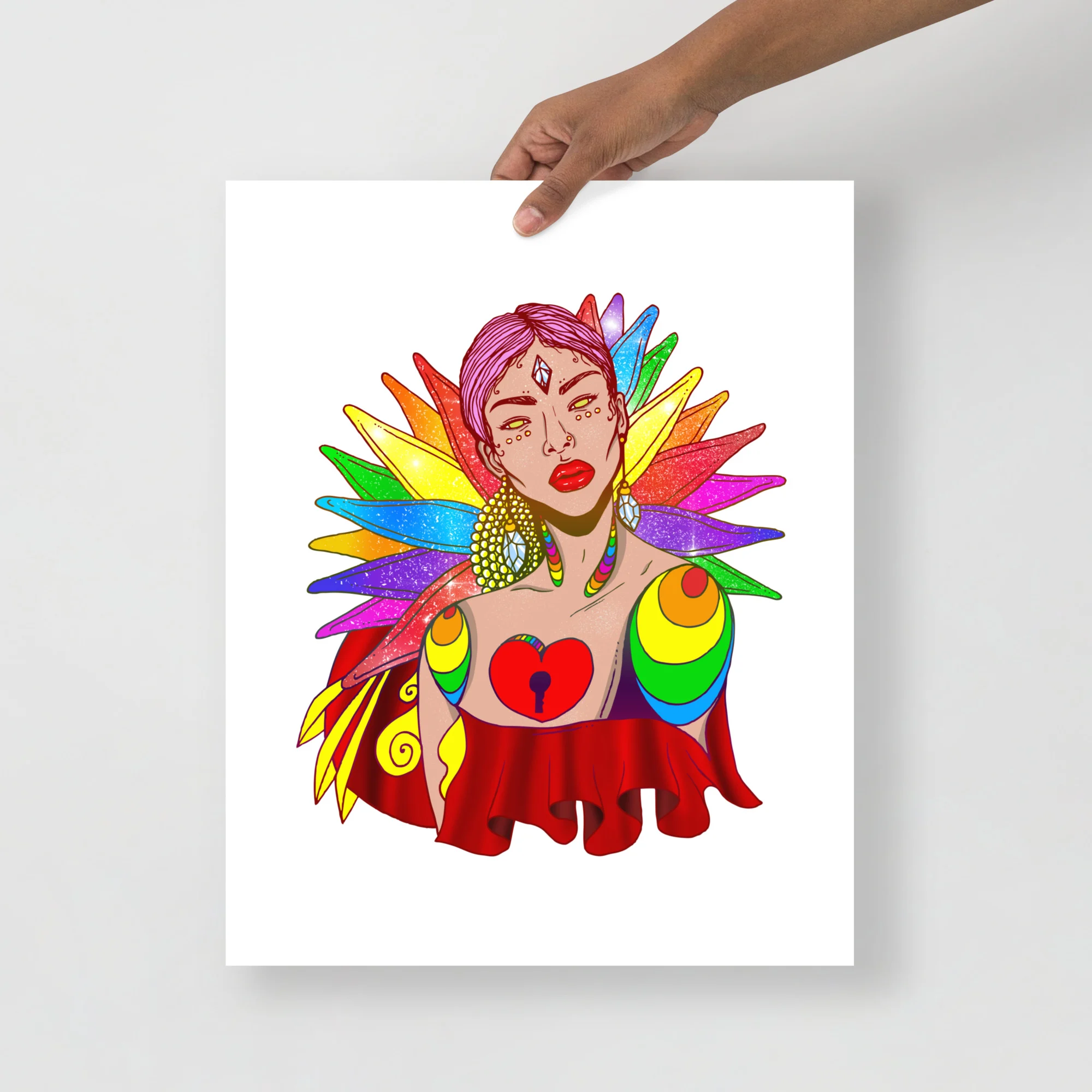 Pride Beauty – Pride Artwork Print | Beautiful Pride Art