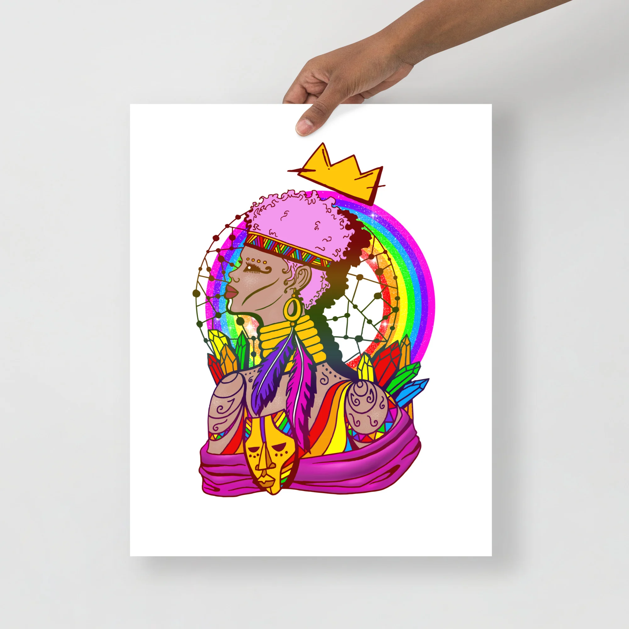 Pride Warrior | Pride Art - Pride Artwork Print