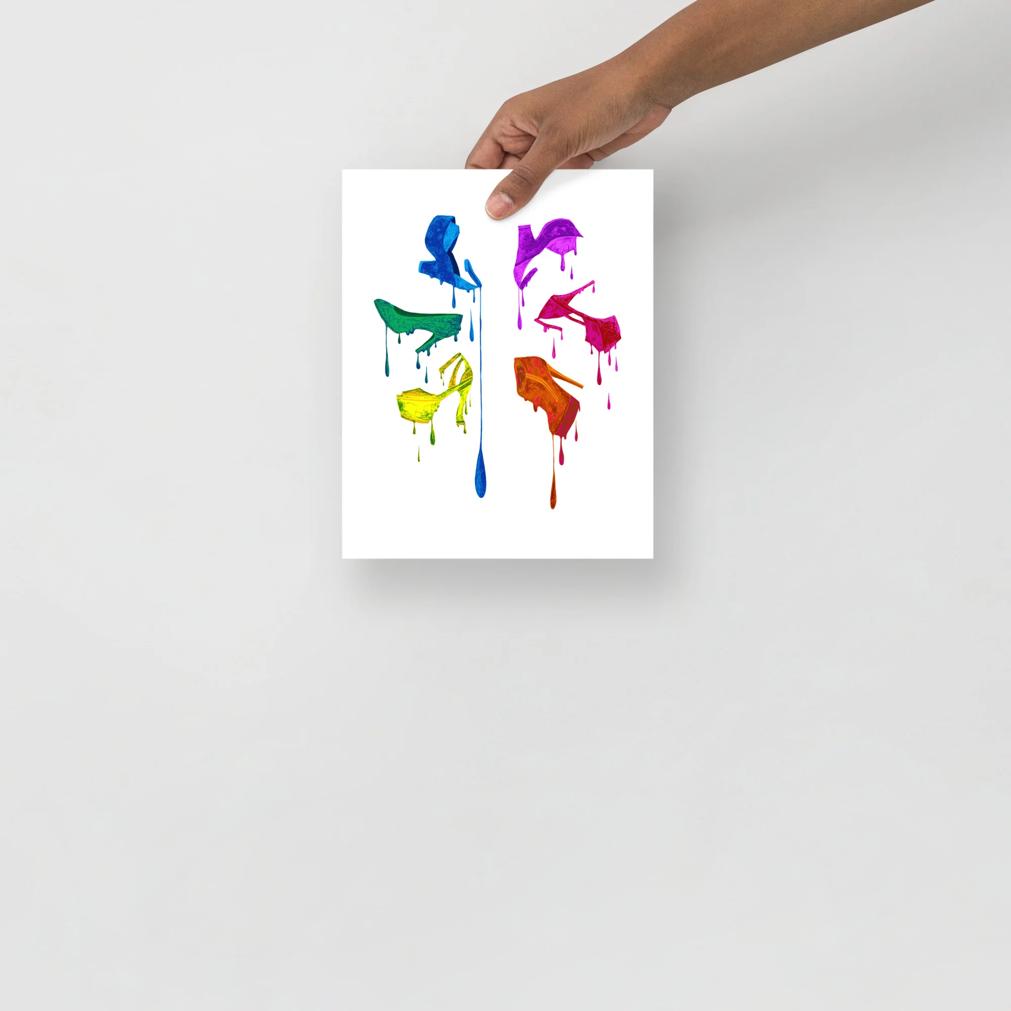 Le Couleurs Des Chaussures – High Heel Artwork Print | Pride Art - Image 3
