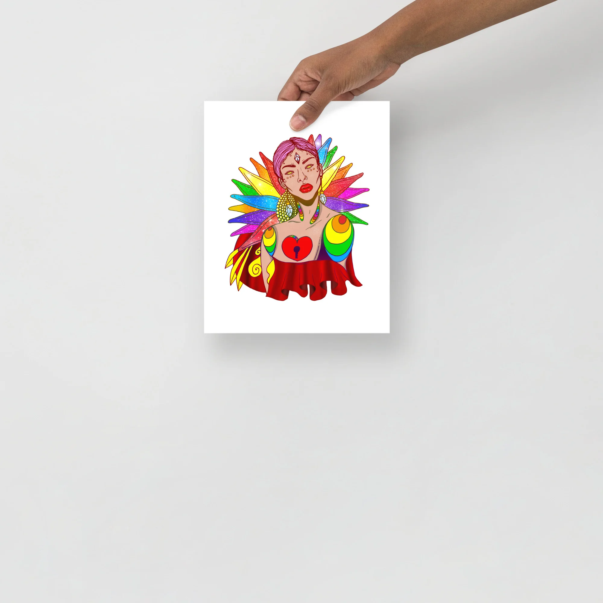 Pride Beauty – Pride Artwork Print | Beautiful Pride Art - Image 3