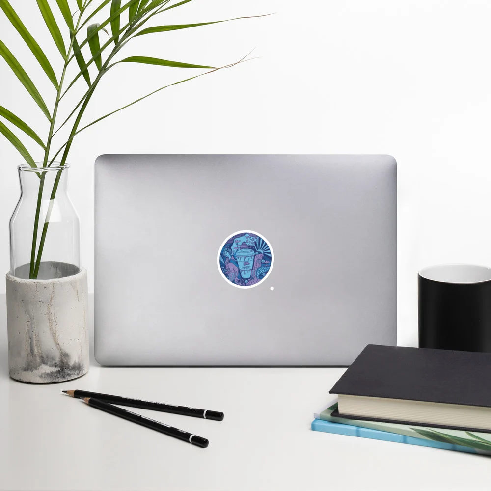 Mountain Blue Coffee in Japan - Coffee Stickers - Image 5