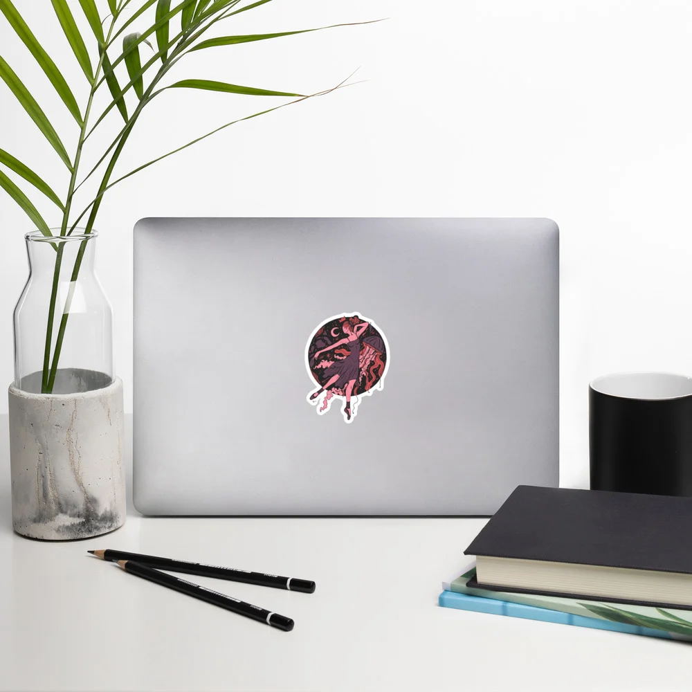 Amber and Rose The Oceanic Dancer | Ballerina Drawing Stickers - Image 5