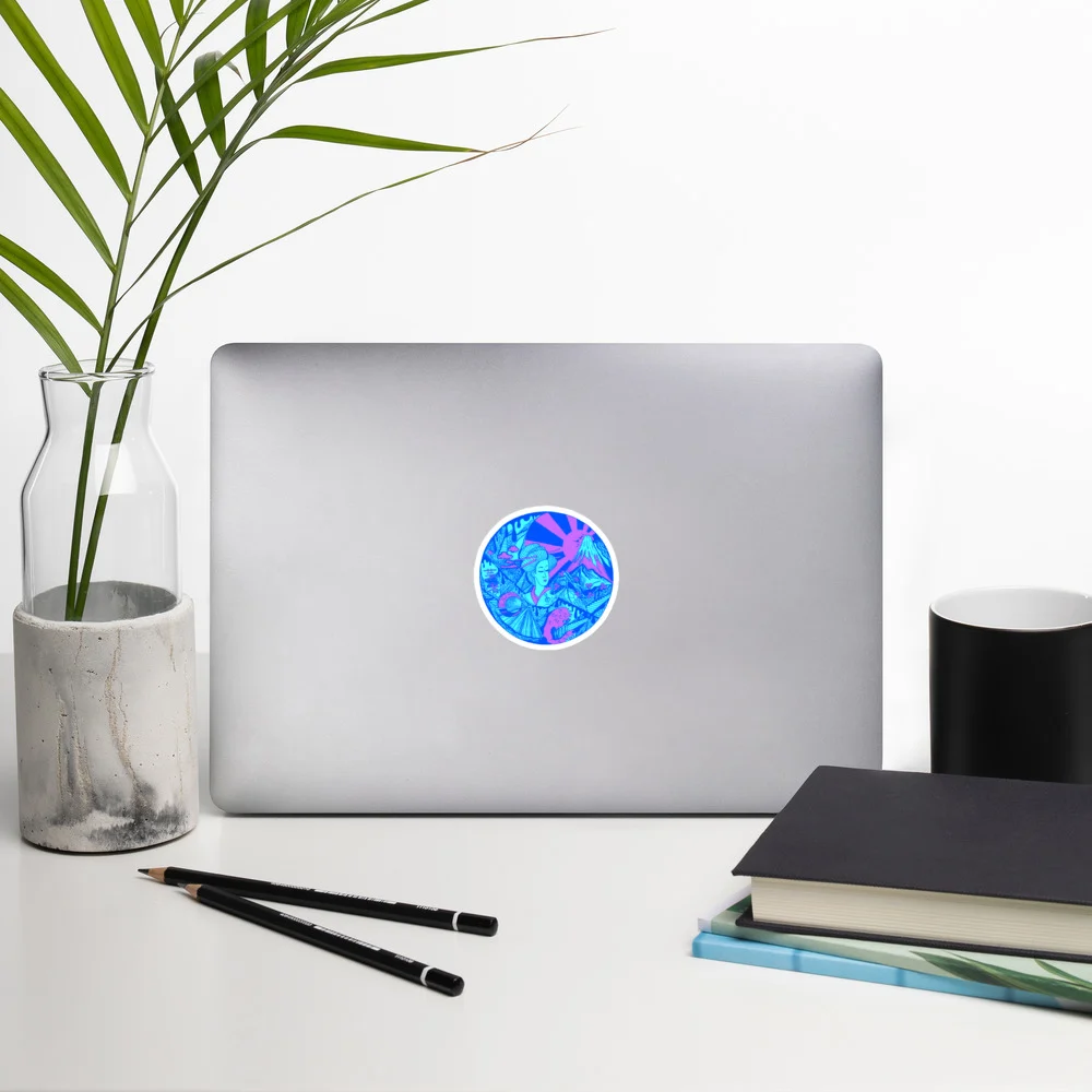 Dreaming of Japan - Japanese Circle Stickers - Image 5
