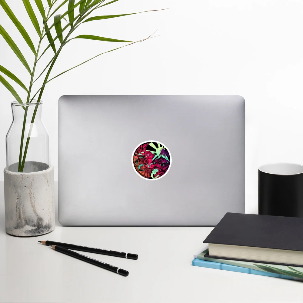 Dreaming of Japan - Japanese Circle Stickers - Image 5