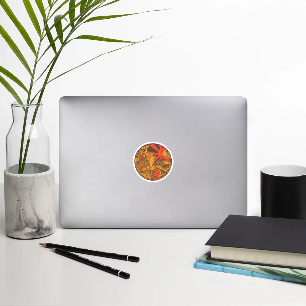 Dreaming of Japan - Japanese Circle Stickers - Image 5