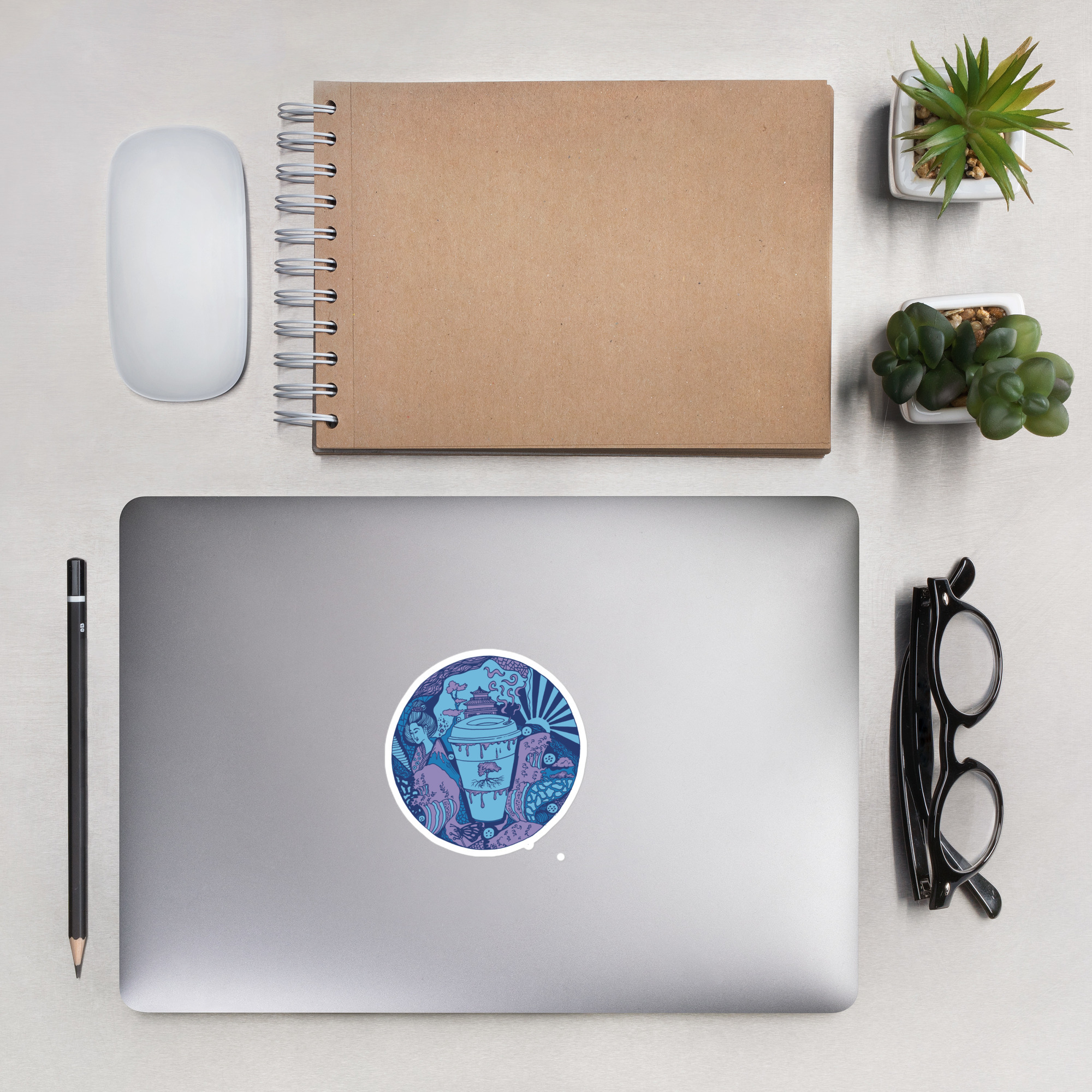Mountain Blue Coffee in Japan - Coffee Stickers - Image 7