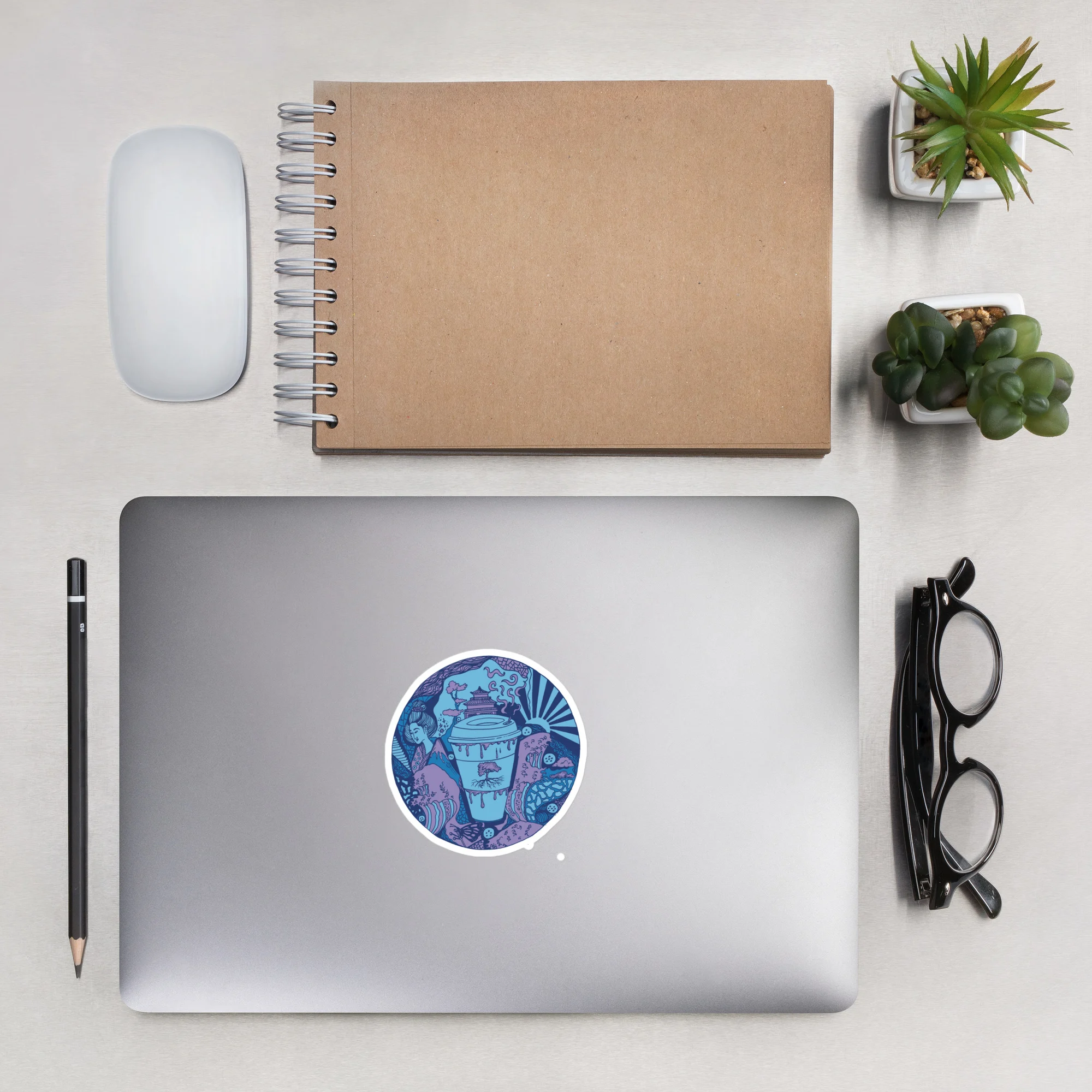 Mountain Blue Coffee in Japan - Coffee Stickers - Image 7