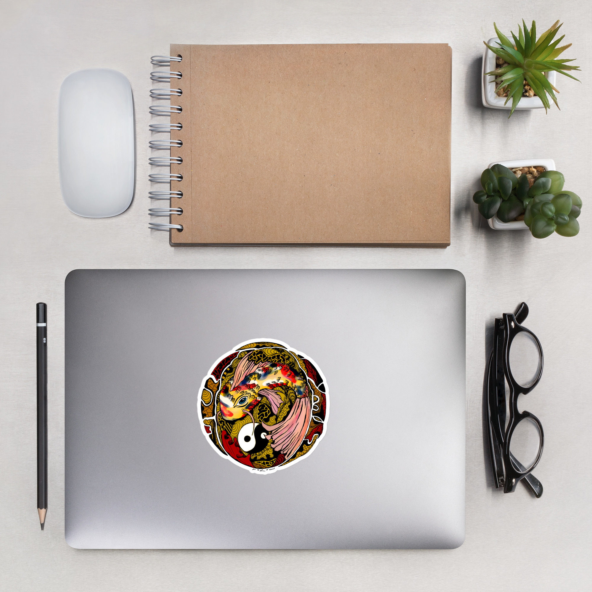 Legacy Koi of Balance - Koi Fish Stickers - Image 7