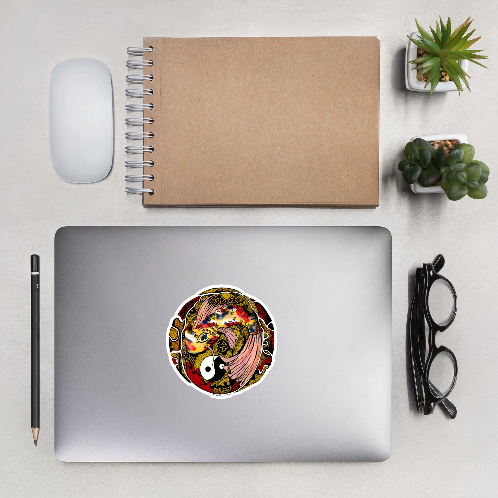 Legacy Koi of Balance - Koi Fish Stickers - Image 7