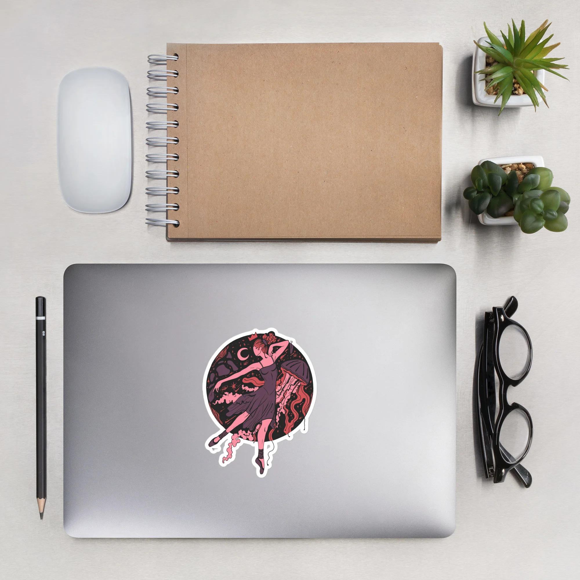 Amber and Rose The Oceanic Dancer | Ballerina Drawing Stickers - Image 7