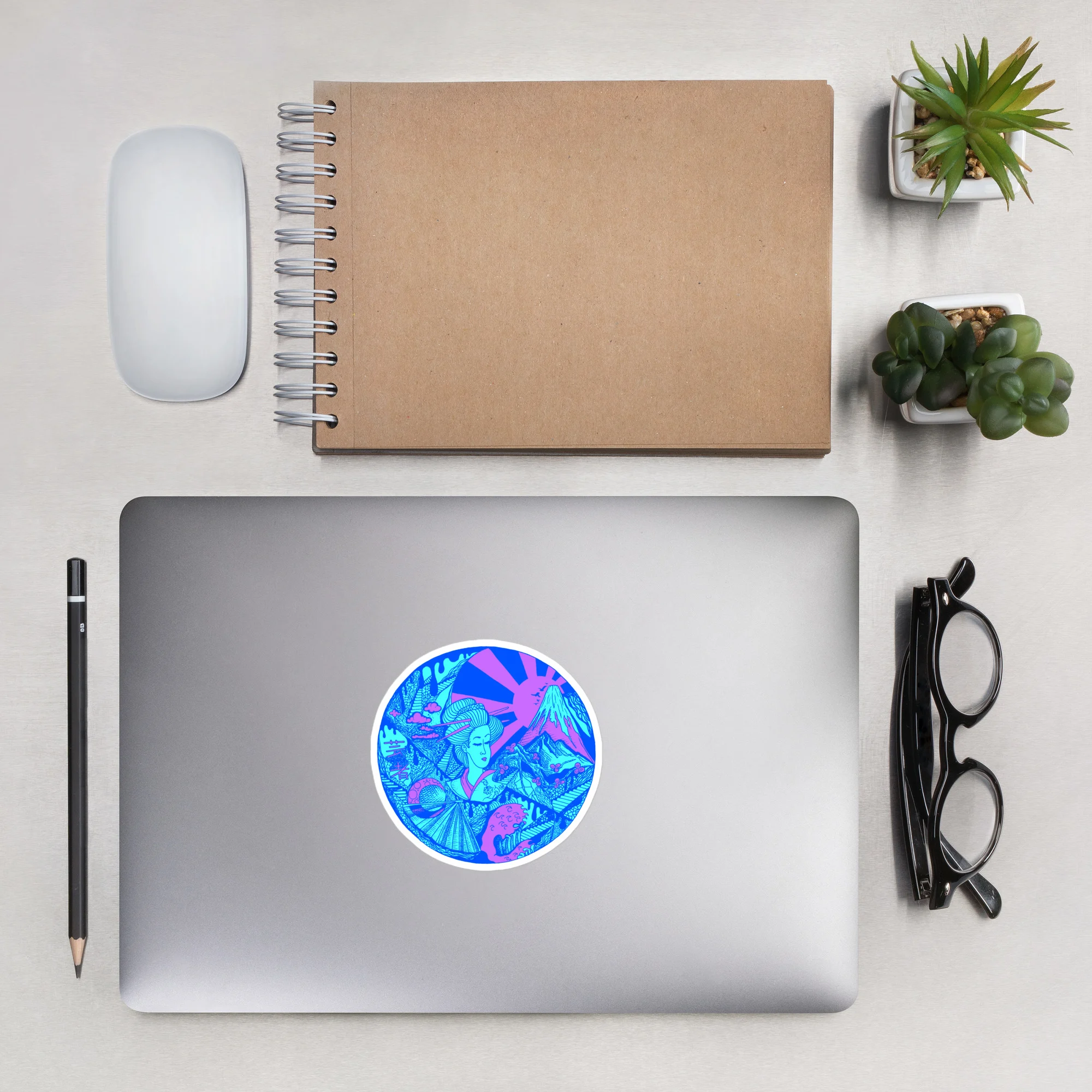 Dreaming of Japan - Japanese Circle Stickers - Image 7