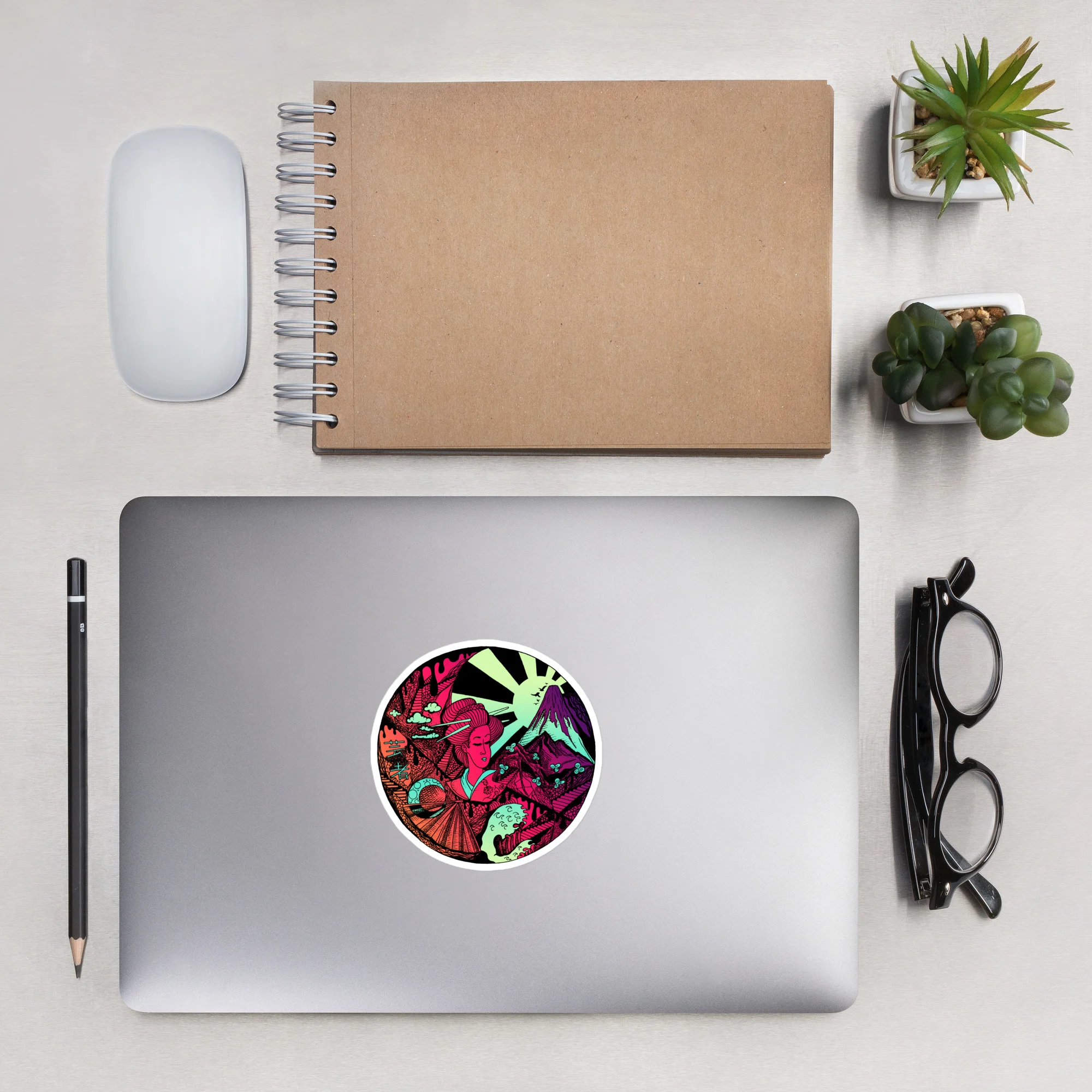 Dreaming of Japan - Japanese Circle Stickers - Image 7