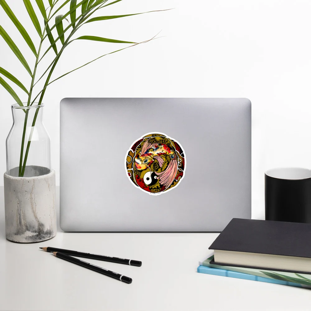 Legacy Koi of Balance - Koi Fish Stickers - Image 8